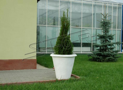 Natur Blumenkübel Pflanz Kübel Dekoration Figur Vasen Garten Blumentöpfe